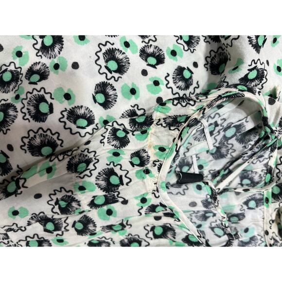 RIXO Herbie Green Floral Print Long Maxi Tent Dress Sz 8 - Picture 11 of 15